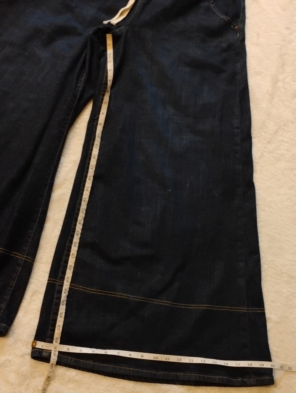 Pilcro Tenney Drawstring Wide Leg Jeans - Picture 9 of 13